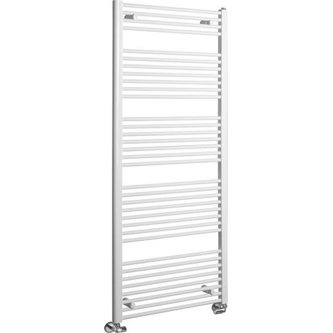 Radiateur de salle de bain DIRECT avec raccord latéral 750x1680 mm, blanc (1/3)