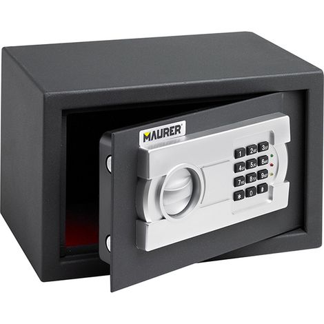 CASSAFORTE "MAURER" A MOBILE ELETTRONICA L35 P25 H25CM (1/2)