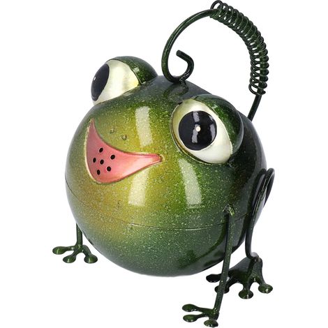 Arrosoir grenouille, polyvalent, mignon, style rétro en métal, décoration de douche grenouille, décoration intérieure (1/5)