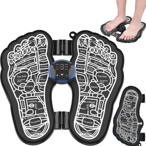 Tapis de massage des pieds ems électrostimulateur stimulateur musculaire pour la stimulation circulatoire (1/5)