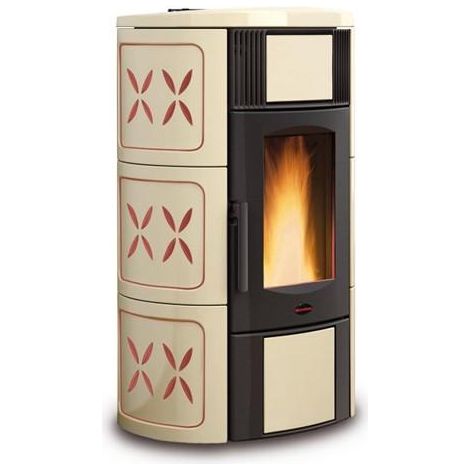 Extraflame – Poêle à granulés hydraulique débrayable 18.1 kW – Volume de chauffe 519 m³ – Rendement 92.8% – Évacuation fumées 100 mm
