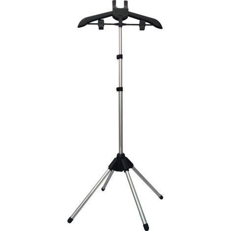 Cintre défroisseur vapeur, portable, télescopique et pliable, pour htels, usines de confection et particuliers. (1/5)