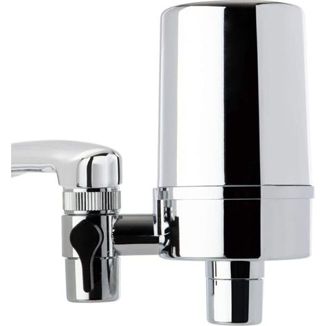 Filtre à Eau de Robinet pour Cuisine, Salle de Bain ou Évier de Camping-car, Longue Durée de Vie de 500 Gallons, Finition Chromée-LIAIKI (1/5)
