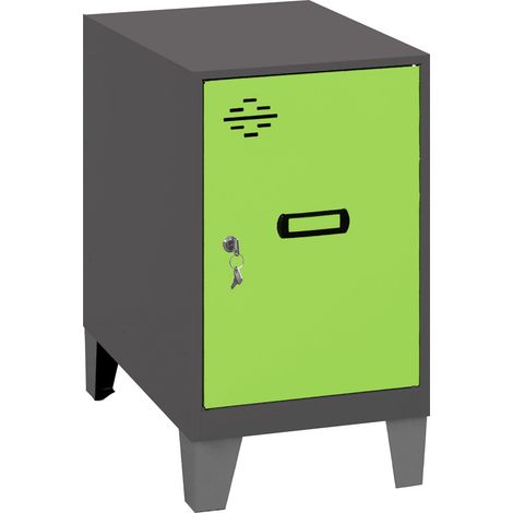 Simonrack Mini casier vert avec serrure et ventilation (1/5)