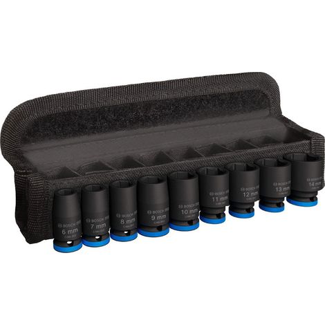 Ensemble de clés à douille PRO Impact, 1/4", Standard, 9 pièces (inconnu) (1/4)