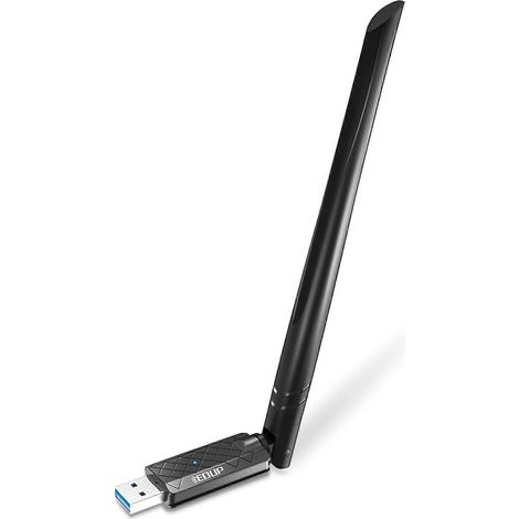 Adaptateur WiFi USB Double Bande 1300Mbps 5G/2.4Ghz pour PC Portable (1/4)