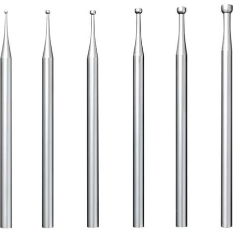 6 Fraises Rondes à Tige de 3/32 Pouces pour Fabrication avec Fil Plus Ronds (1/4)