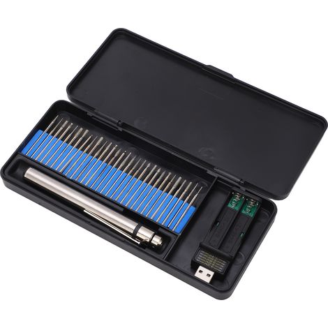 Wiederaufladbarer elektrischer Gravierstift mit 3 Geschwindigkeitsstufen, 5 V, kabelloses Rotationswerkzeug zum Schleifen und Schnitzen (1/5)