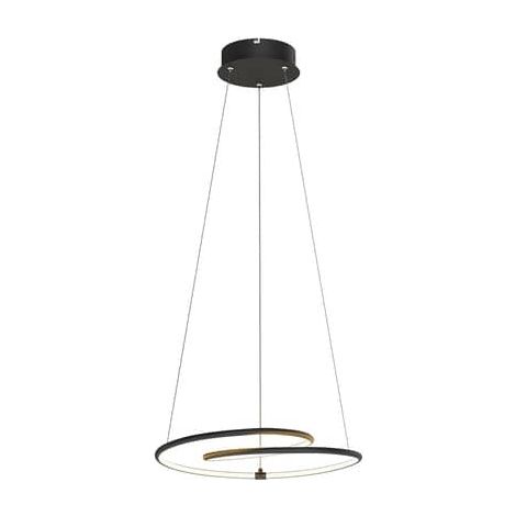 [GEBRAUCHT] B-Ware Lindby Lucy LED-Hängeleuchte Hängeleuchte Deckenlampe Deckenlampe schwarz 45 cm (1/2)