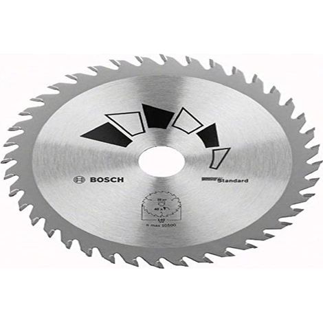 Bosch 1x Lama per Sega Circolare Standard (per Legno Duro e Tenero, Ø 130 x 2.2 x 20 mm, 40 Denti, Accessorio Sega Circolare)