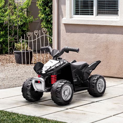 Quad eléctrico AIYAPLAY para niños, 2,8 km/h, faros LED, para niños de 1,5 a 3 años, negro, 65,5 x 38,5 x 43,5 cm (1/5)