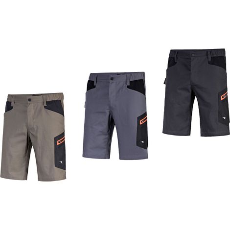 Pantalones cortos de trabajo Diadora Bermuda Poly 2.0 - L - Blu