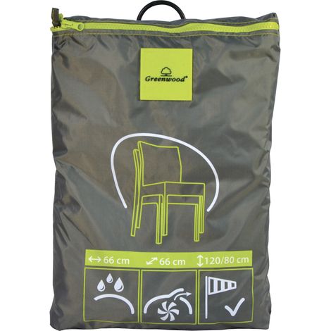 Moia Greenwood Cover Pila 4 Sedie 66×66 H120 Poliestere Impermeabile