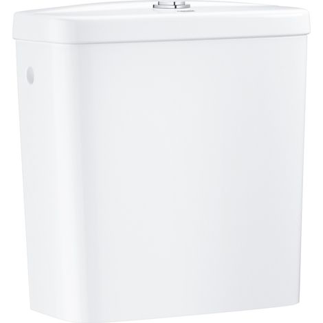 Grohe Bau Ceramic - Cisterna de descarga para inodoro completo, 34x15 cm, entrada de agua lateral, blanco alpino 39437000 (1/2)