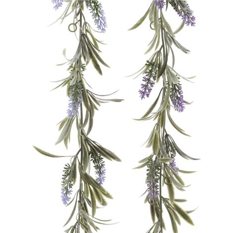 GHIRLANDA LAVANDA D.10XH180CM IN 2 COLORI