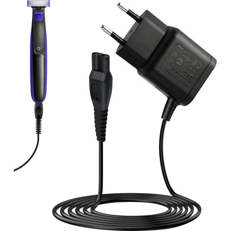 Chargeur Tondeuse Rasoir Électrique, Adaptateur Secteur pour Rasoir HQ8505 5000 MG5750 MG7790 MG7770 MG7720 BG5020, Cordon d’Alimentation pour Tondeuse à Barbe (1/5)