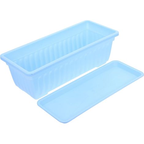 2-Piece Set of Resin Nursery Pots, Planters for Orchids and Plants, Decorative Flower Pots with Saucer (1/5)