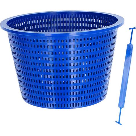Un panier de skimmer hors-sol équipé d'une poignée (remplaçable) pour piscines SP1070, adapté aux piscines enterrées et hors-sol. (1/4)