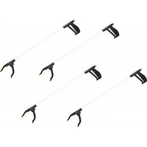 Streugreifer – 4 Stück – mit Klemmgriff – 76 cm – Greifhilfe – Streusammlung (1/2)