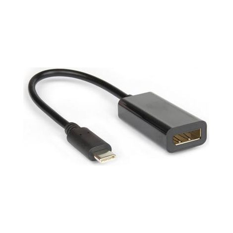 Hamlet XVAUC-DP4K adaptador de cable de vídeo USB Tipo C DisplayPort Negro (1/3)