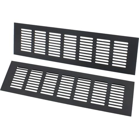 Rectangular air vent, air vent, rectangular air vent ideal for ventilation 80 × 300 mm (1/5)