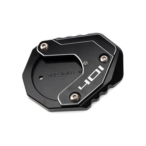 (401 Noir) Compatible avec les motos Husqvarna VITPILEN 401 et Svartpilen 401 250 (2018-2023) : support de béquille latérale CNC Maxpower (1/4)