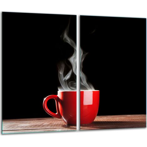 Glasschneidebrett 2x 30x52 Kaffee (1/5)