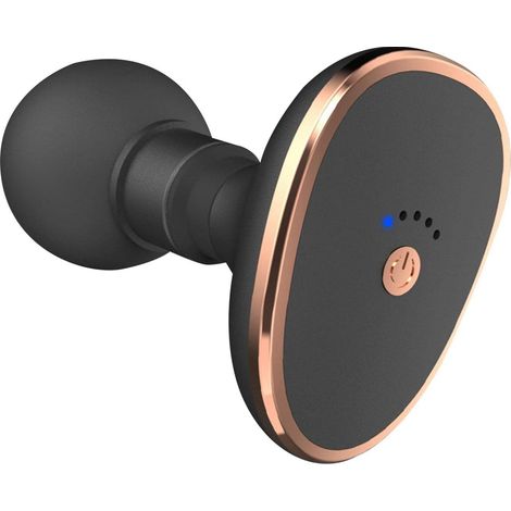 Masajeador eléctrico portátil de mano con diseño de bolsillo Vibración muscular para relajación y masaje corporal (negro) (1/5)