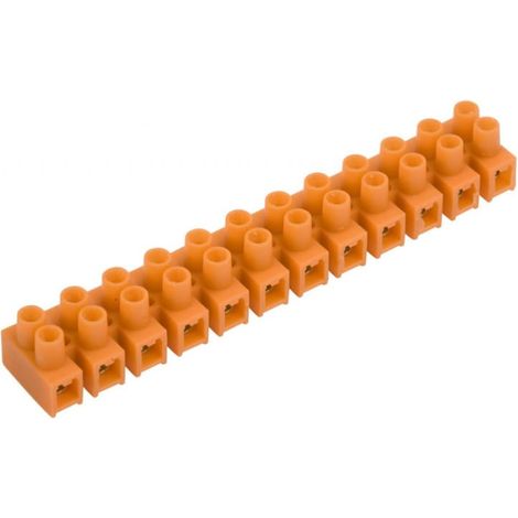 Morsettiera filettata a 12 piste, 6 mm², arancione, LTF 12-6.0, codice 21412108