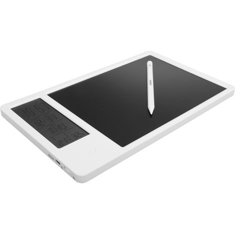 Tableau d'Écriture Électronique avec Calendrier Numérique - Ardoise Dessin Bureau (1/5)