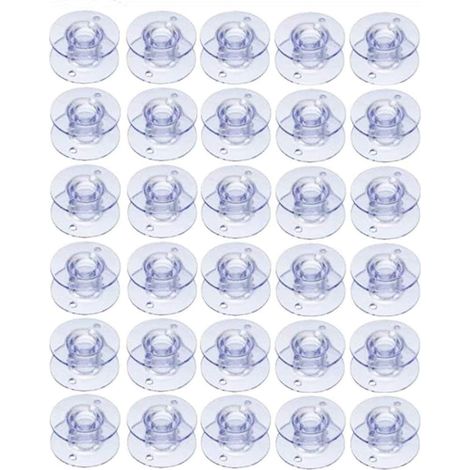 Bobine - Lot de 30 - Plastique - Style SA156 - Pour Machine à Coudre Brother Janome Singer