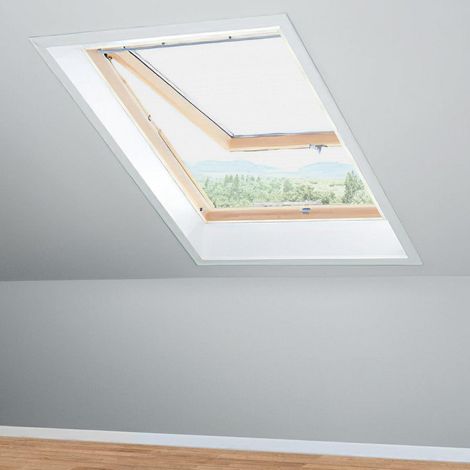 Dachfenster Fliegengitter mit Reißverschluss, 130x150cm, Weiß (1/5)