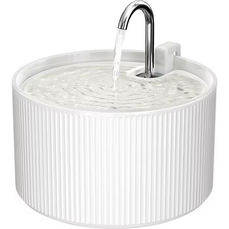 Keramik-Katzenbrunnen 2,2 l – Ultraleise Pumpe – Geeignet für den Innenbereich (1/5)