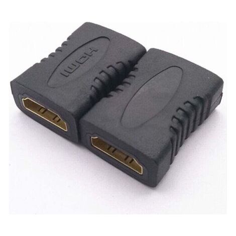 Adaptateur de Coupleur HDMI, 2-Pack Plaqué Or Femelle vers Femelle 4K HDMI Coupleur HDMI Extenseur-Adaptateur et connecteur pour câble courant faible (1/4)