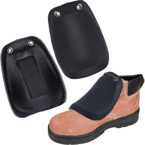2 paire de Couvre Bottes de Protection Métatarsienne en Cuir (1/5)