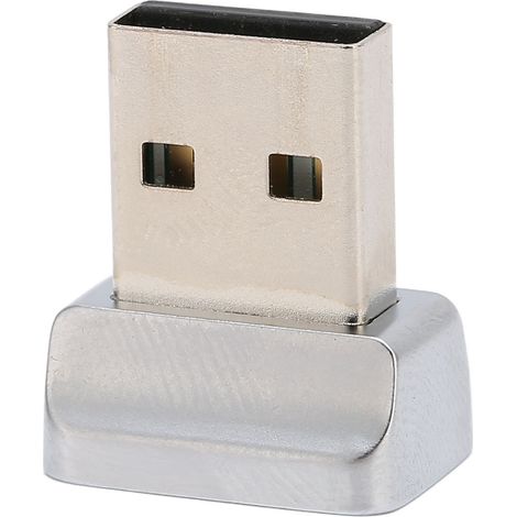 Lecteur d'empreintes digitales USB portable, détection 360° en 0.5s pour Windows 10/11, compatible PC et ordinateur portable. (1/5)
