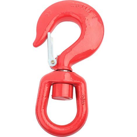 Crochet de levage maritime à œillet pivotant – Acier allié haute résistance – Capacité 5 T – Forme ronde – Pour grue industrielle (1/5)