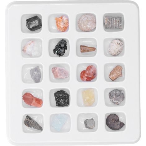 20 sortes de pierres précieuses en cristal, ornements colorés pour les chakras, idéales pour les enfants, les enseignants et les collectionneurs. (1/5)