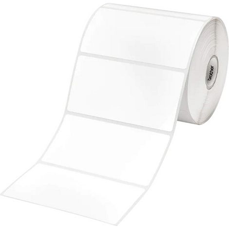 BROTHER Caja de 10 rollos de etiquetas termicas protegidas. Cada rollo contiene 945 etiquetas de 102