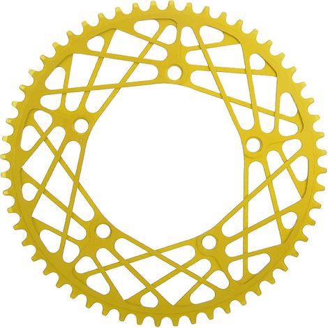 Plateau de chaîne 56T en alliage d'aluminium, léger et résistant à l'usure, pour vélo, couronne de pédalier de rechange. (1/5)