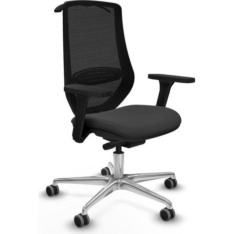 Piqueras y Crespo Mardos Chaise de bureau gris foncé