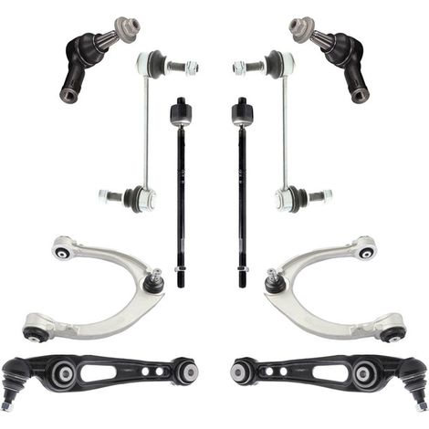 KIT BRACCIO OSCILLANTE 10 PEZZI COMPATIBILE CON LAND ROVER RANGE ROVER SPORT II (L494) / Kit Sospensione Completo OE/OEM / Bracci Oscillanti + Testine Sterzo / Sostituzione Diretta OEM
