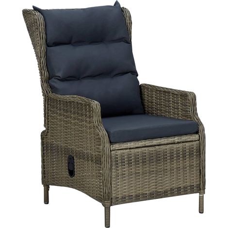 Maison Exclusive - 7-tlg. Garten-Essgruppe Braun