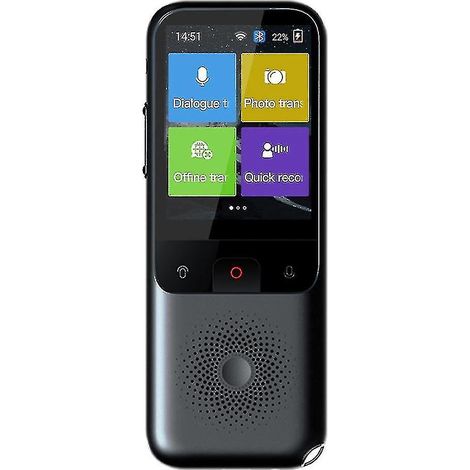 Traducteur T11 Traducteur vocal intelligent 134 langues Traduction en ligne Traducteur Wi-Fi Compatible (1/5)