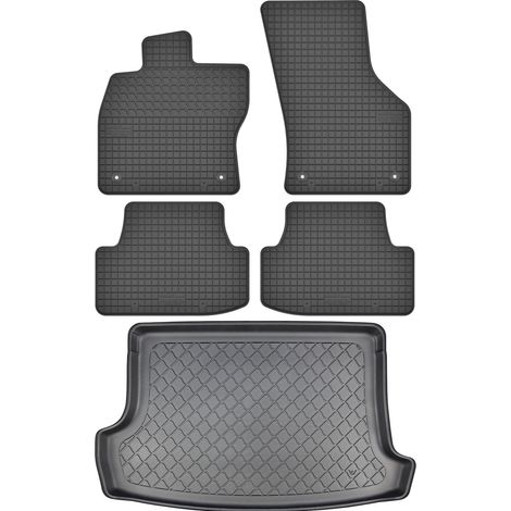 Set di tappetini in gomma per auto e tappetino per bagagliaio per Volkswagen T-Roc Crossover dal 12/2017