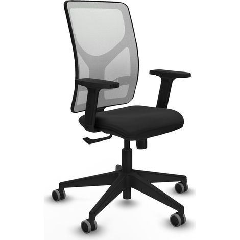 Silla piqueras y crespo Motilla blanco malla y piel sintética (1/2)