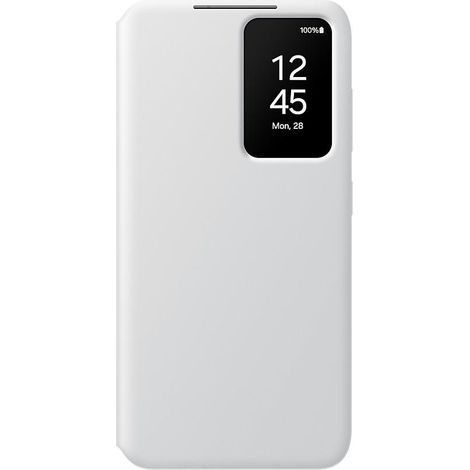 Custodia a portafoglio Smart View per Samsung EF-ZS921CWEGWW S24 S921 bianco/bianco (1/5)