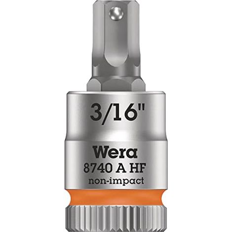 Wera 8740 A 05003386001 Brugola interna Inserto a bussola 3/16 1/4 (6.3 mm) (1/4)