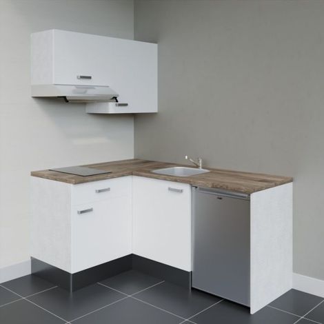 Kitchenette d'angle KA02L-PT électroménager inclus (1/4)
