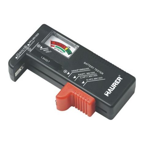 TESTER MISURATORE PER BATTERIE AA AAA C D 9V - 1,5V MISURATORE CAPACITÀ 35749